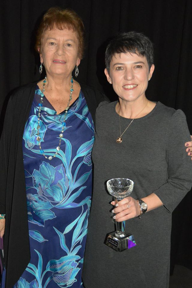 Amanda Aldridge, The Anne Tuite Best Actress Award winner