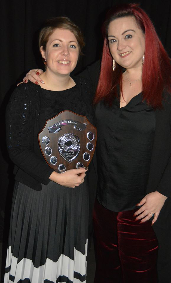 Amy Roberts, Stephen Kenna Triple Threat Award winner