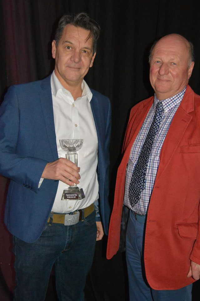 Rob Barton, The James and Ava Paice Best Actor Award winner
