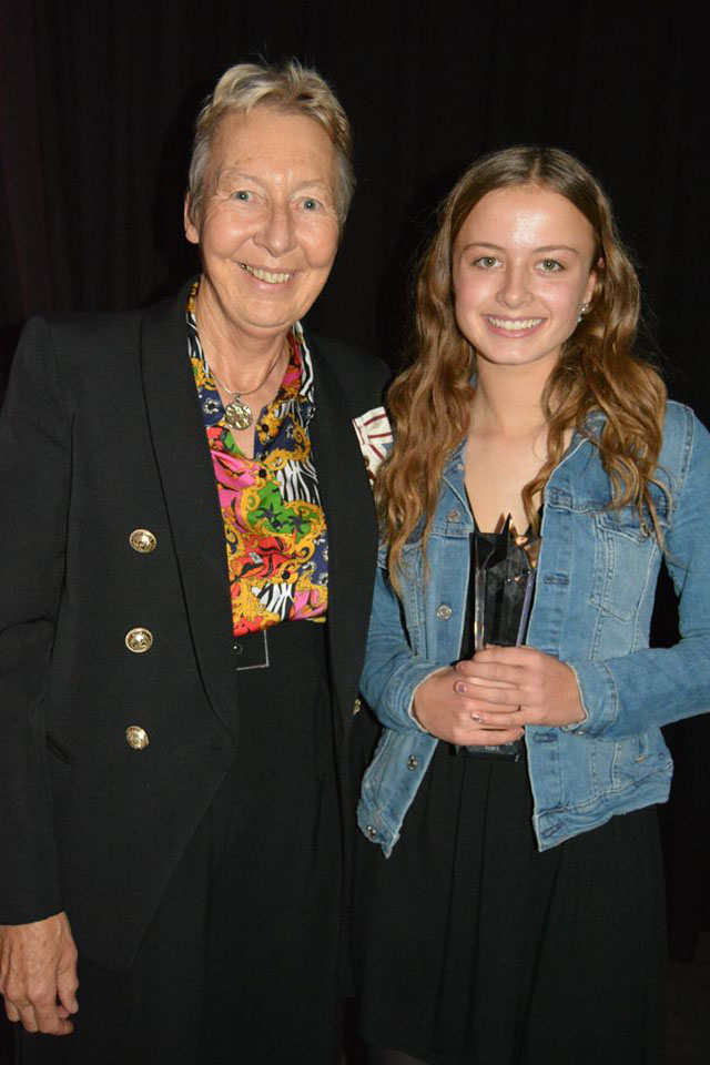 Ruby Leonard, The Harvey Ensemble Award winner
