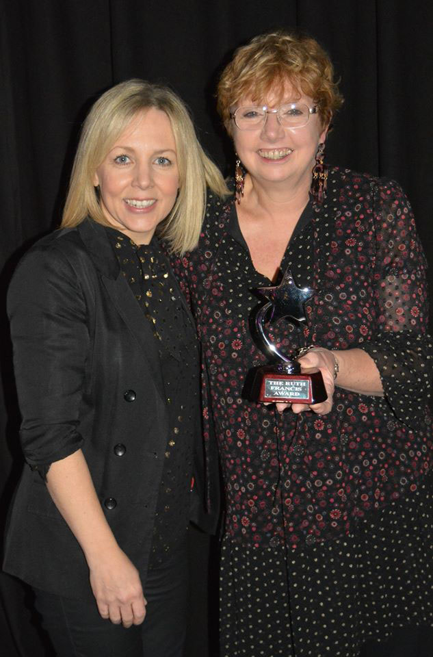 Sam Jones, Ruth Francis Award for Special Contribution winner