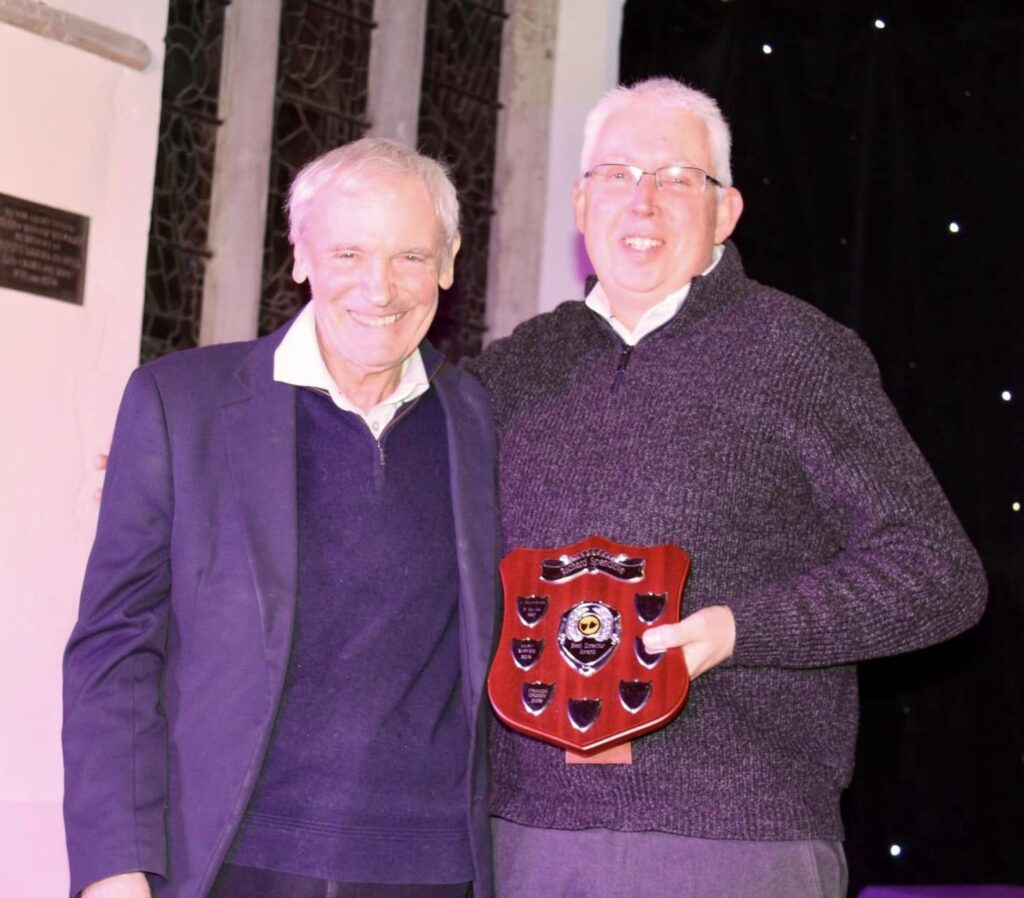 Keith Gallois with Jeremy James Taylor OBE - The Richard Spendlove Best Director Award