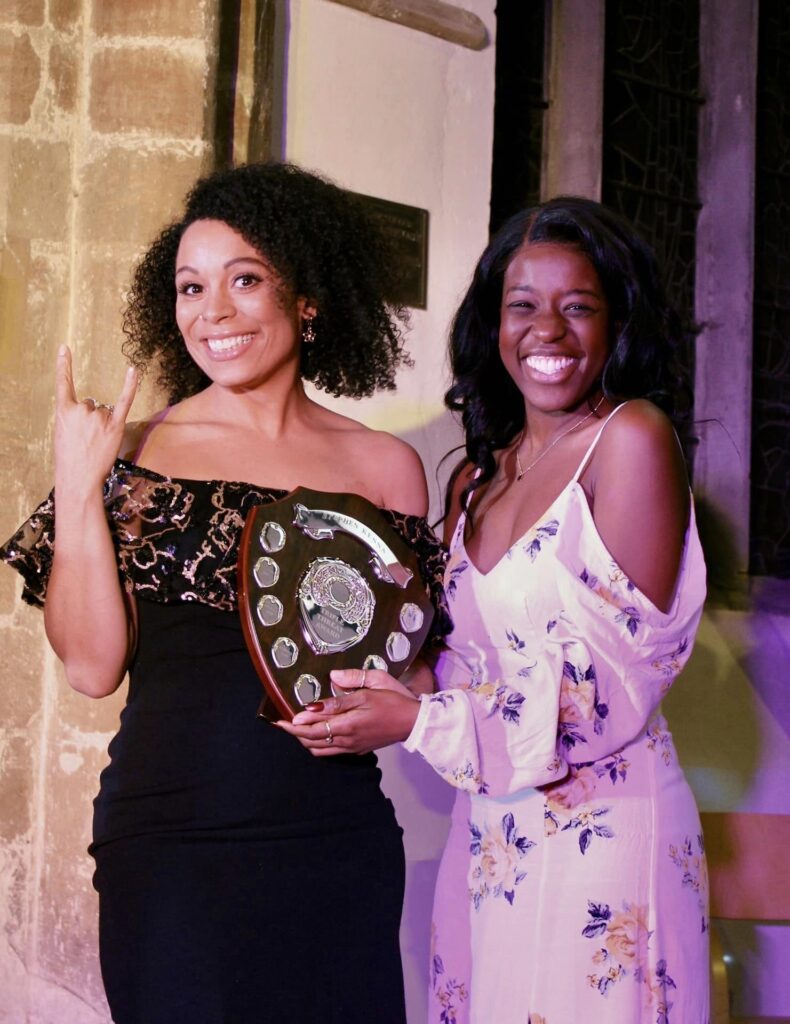 Sinead Matthias-Madeiros with Gabrielle Brooks - The Stephen Kenna Triple Threat Award