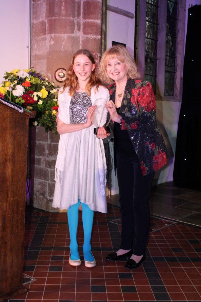 Iris Cox Watson and Viva's President, Liza Goddard
