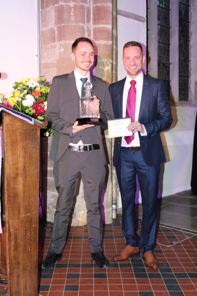 Jason Ware and Award Sponsor, Josh Schumann