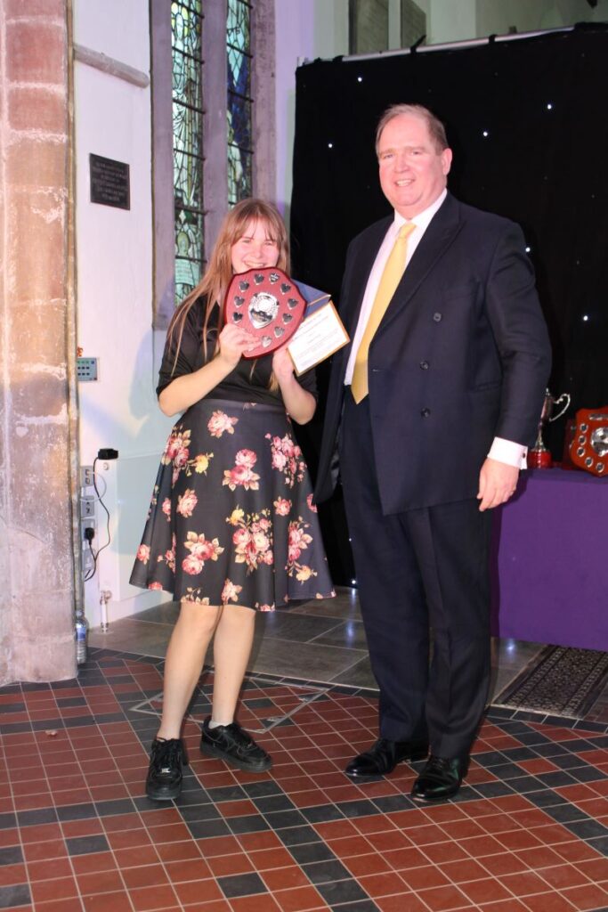 Sophia Flack and Viva Patron, Deputy Lieutenant of Cambridgeshire, Christopher Walkinshaw, DL